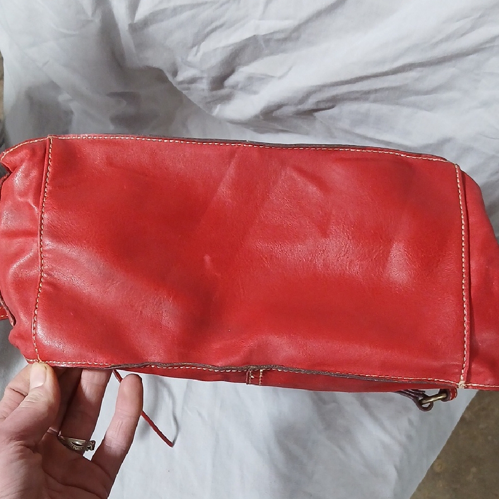 emilie m. Red Leather Purse - Picture 4 of 7